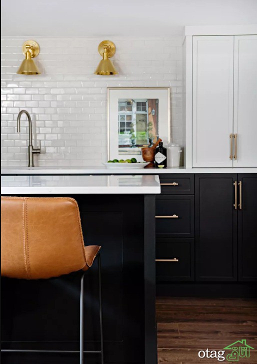 بهترین رنگ کابینت آشپزخانه کوچک برای دلباز نشان دادن فضا