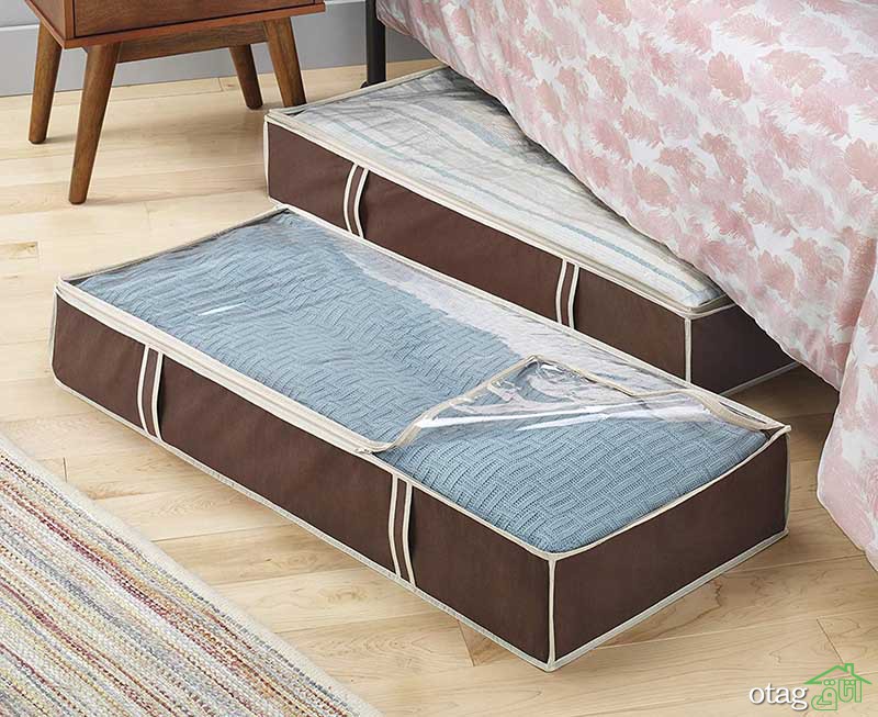 استفاده از فضای زیر تخت با ایده&zwnj;های خلاقانه و کاربردی