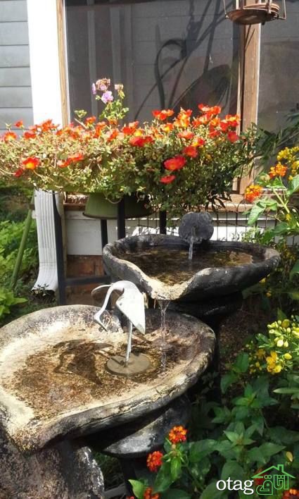 طراحی حوض در حیاط خانه ها به سبک قدیم برای ایجاد یک فضای دلنشین