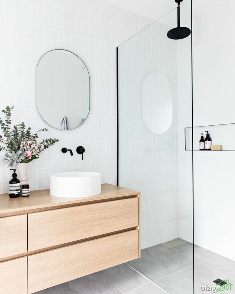 طراحی حمام سفید با دکوراسیون لوکس و جذاب، بررسی 30 مدل جدید