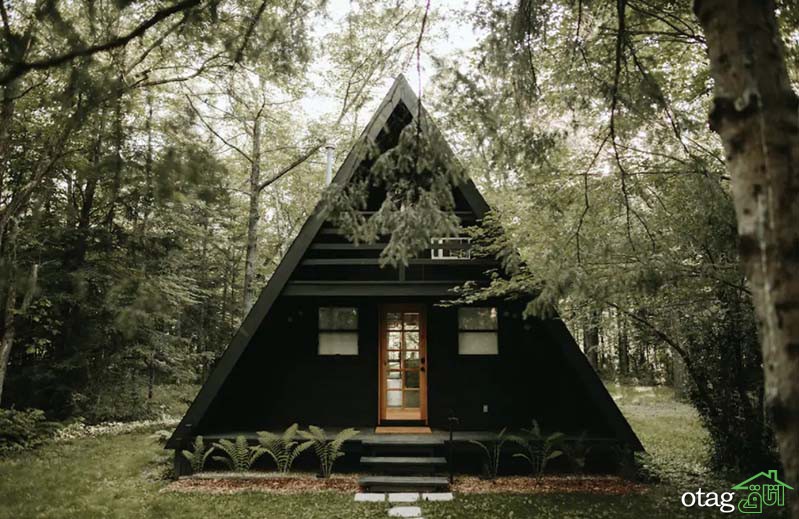 30 ایده جذاب طراحی خانه‌های مثلثی برای ساخت ویلا و کلبه