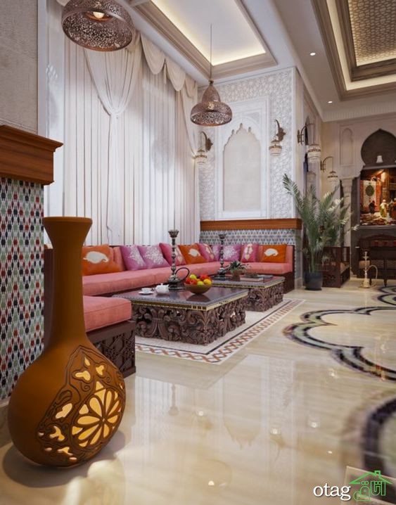 دکوراسیون داخلی خانه‌های عربی، آشنایی با چیدمان به سبک عربی