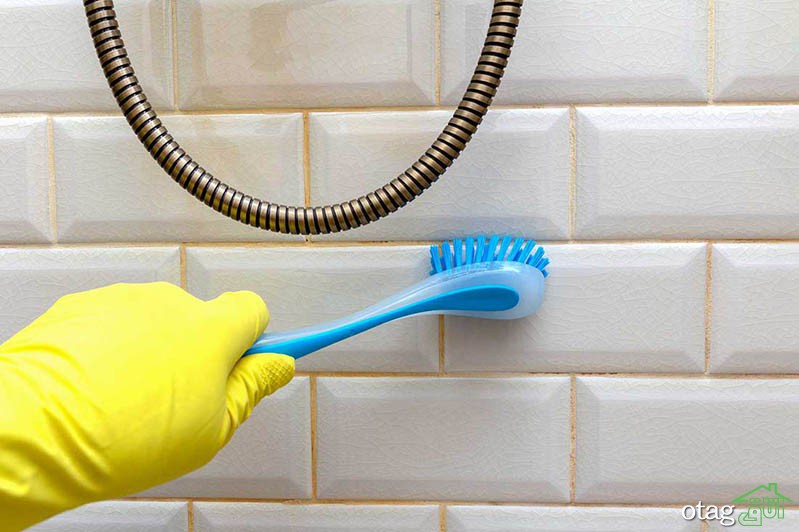 روش تمیز کردن دوغاب حمام و دستشویی با وسایل ساده خانگی
