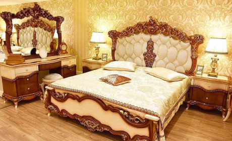 سرویس خواب چوبی جدید در طرح‌های مدرن، سلطنتی و روستیک
