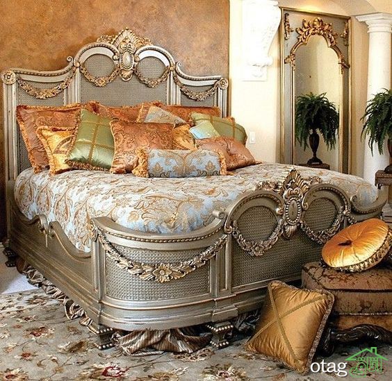 سرویس خواب چوبی جدید در طرح‌های مدرن، سلطنتی و روستیک
