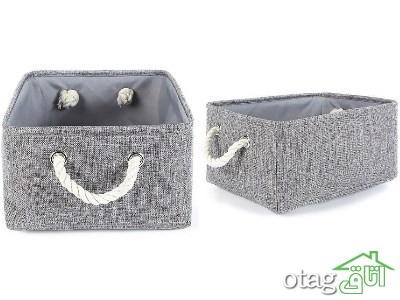 سبد و باکس اسباب بازی اتاق کودک در انواع چوبی و پارچه&zwnj;ای
