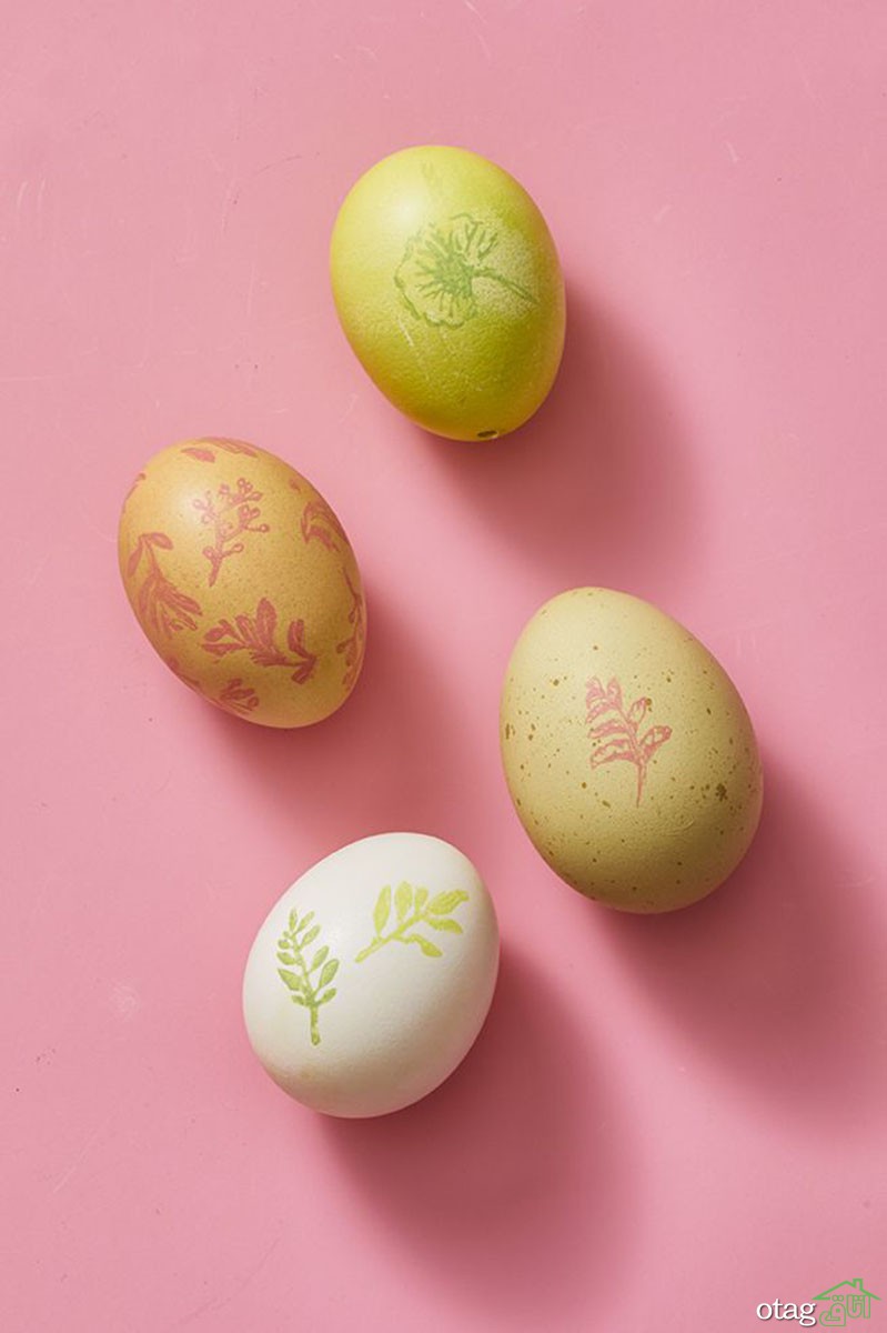 عکس از طرح‌های جذاب تخم مرغ رنگی عید برای سفره هفت سین 1400