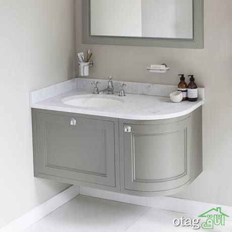 20 مدل جدید روشویی کابینتی سه گوش در طرحهای مدرن و کلاسیک 20 مدل جدید روشویی کابینتی سه گوش در طرحهای مدرن و کلاسیک
