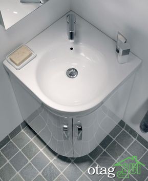 20 مدل جدید روشویی کابینتی سه گوش در طرحهای مدرن و کلاسیک 20 مدل جدید روشویی کابینتی سه گوش در طرحهای مدرن و کلاسیک