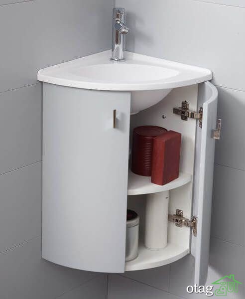 20 مدل جدید روشویی کابینتی سه گوش در طرحهای مدرن و کلاسیک 20 مدل جدید روشویی کابینتی سه گوش در طرحهای مدرن و کلاسیک
