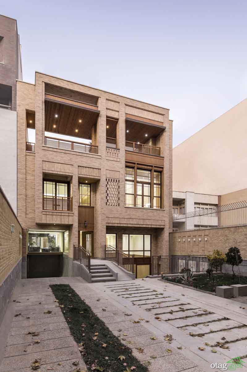 بررسی نمای ساختمان چهار طبقه در اصفهان به همراه پلان اجرایی