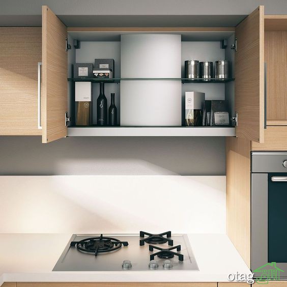 کابینت هود مخفی در طرحهای شیک و بررسی مزایا و معایب آن کابینت هود مخفی در طرحهای شیک و بررسی مزایا و معایب آن