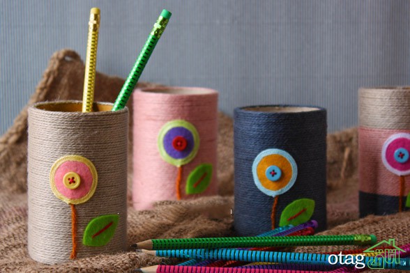 آموزش ساخت جامدادی رومیزی با بطری پلاستیکی فقط در 10 دقیقه