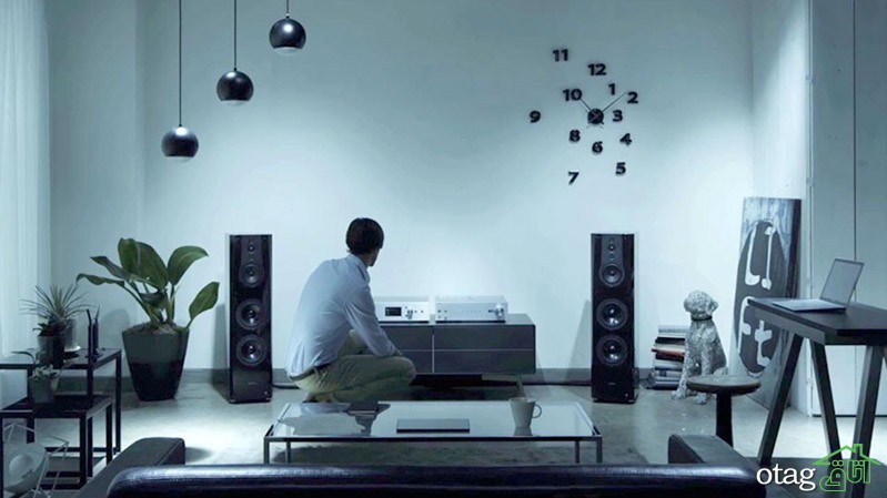چیدمان صحیح دکوراسیون اتاق موسیقی شخصی در منزل با اجرای ساده