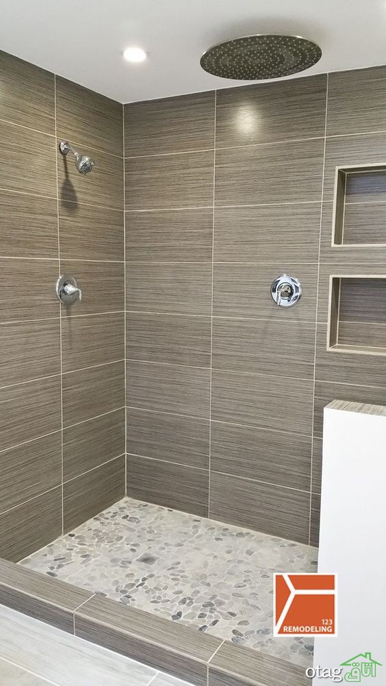 22 مدل لوکس سرامیک طرح چوب دیواری مناسب حمام و دستشویی