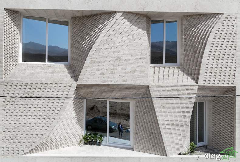 انواع جدید طرح آجر نما در ساختمان‌های مسکونی و تجاری ایران