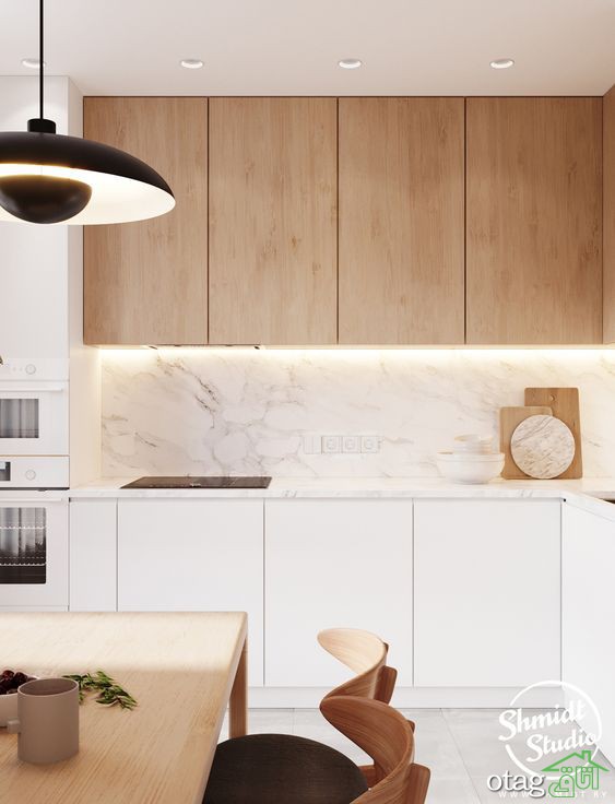 مدلهای جدید کابینت با دستگیره مخفی برای آشپزخانههای مدرن مدلهای جدید کابینت با دستگیره مخفی برای آشپزخانههای مدرن