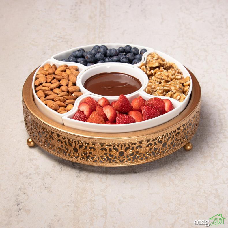 سرویس آجیل خوری جدید در طرحهای چینی، فلزی و کریستال سرویس آجیل خوری جدید در طرحهای چینی، فلزی و کریستال