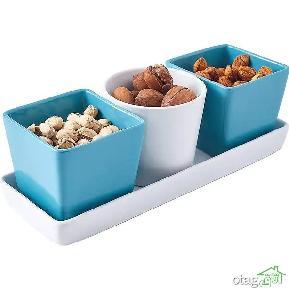 سرویس آجیل خوری جدید در طرحهای چینی، فلزی و کریستال سرویس آجیل خوری جدید در طرحهای چینی، فلزی و کریستال