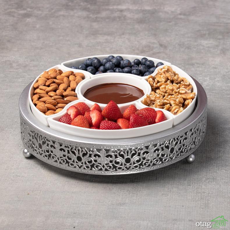 سرویس آجیل خوری جدید در طرحهای چینی، فلزی و کریستال سرویس آجیل خوری جدید در طرحهای چینی، فلزی و کریستال