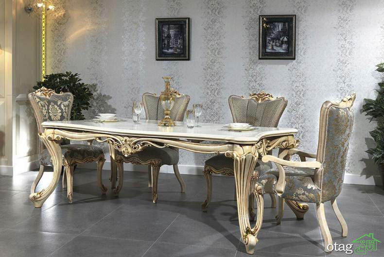 ست&zwnj;های جدید مبلمان چوبی سفید برای هال پذیرایی و اتاق نشیمن