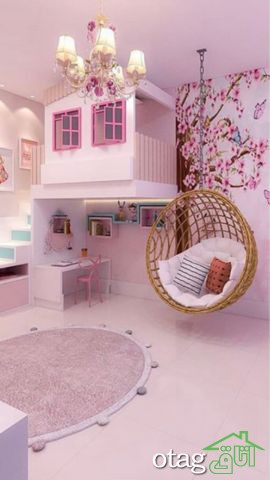 جدیدترین ایده ها برای طراحی دکوراسیون داخلی اتاق خواب دخترانه