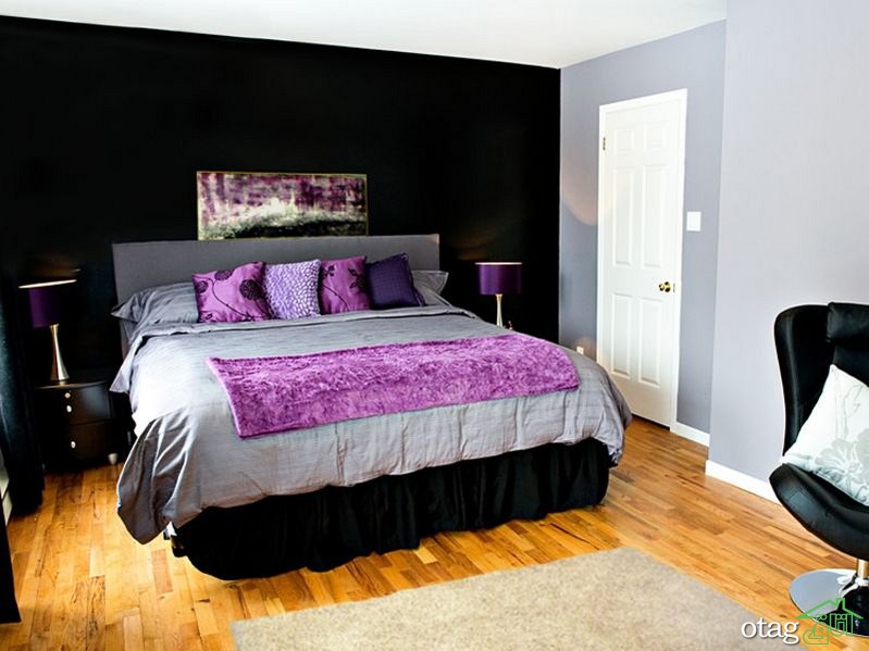 40 طرح جذاب اتاق خواب مشکی دخترانه با ترکیب رنگ‌های زیبا