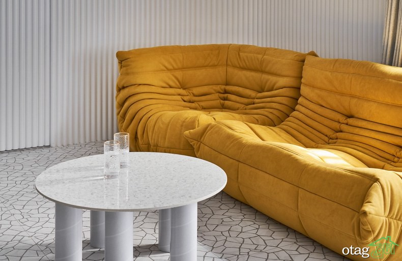 دکوراسیون سفید و زرد، بررسی طراحی داخلی سه آپارتمان کوچک