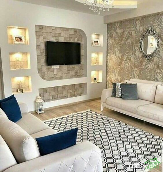 چطور دیوار پشت تلویزیون را متناسب با نوع دکوراسیون تزیین کنیم؟