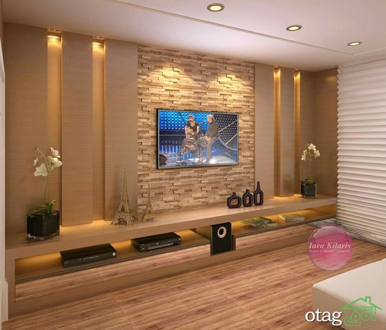 چطور دیوار پشت تلویزیون را متناسب با نوع دکوراسیون تزیین کنیم؟