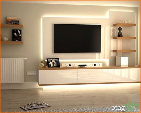 چطور دیوار پشت تلویزیون را متناسب با نوع دکوراسیون تزیین کنیم؟