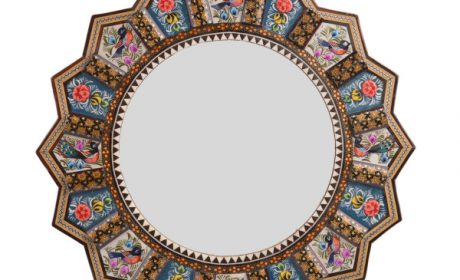 خرید 41 مدل آینه دیواری بسیار شیک و لاکچری