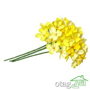 استفاده از گل مصنوعی برای تزیین خانه + 24 مدل شیک و ارزان