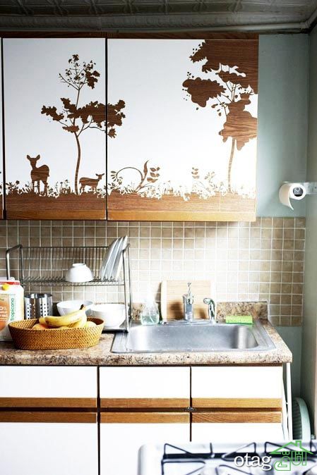 بهترین ایده های خرید برچسب کابینت برای زیباسازی دکوراسیون آشپزخانه