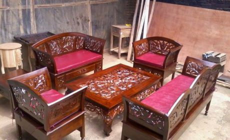 مبلمان گره چینی تداعی کننده سبک سنتی دکوراسیون منزل