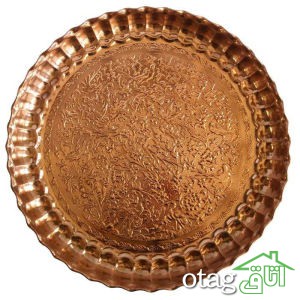 خرید 39 مدل سینی مسی [ هنری و دست ساز ] شیک و زیبا