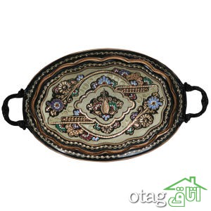 خرید 39 مدل سینی مسی [ هنری و دست ساز ] شیک و زیبا