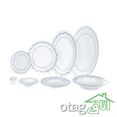 35 مدل ست چینی زرین [ سرویس غذا خوری و چایخوری ] با قیمت خرید
