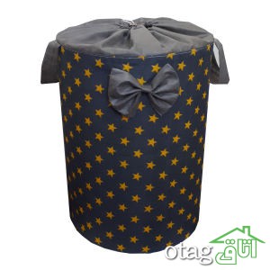 29 مدل سبد لباس پلاستیکی، چوبی، پارچه ای و حصیری جدید و شیک