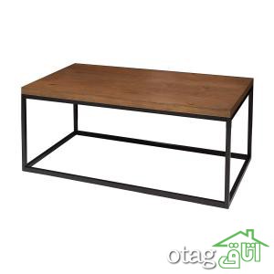 لیست قیمت خرید میز جلو مبلی [ 43 مدل پر فروش ] چوبی ، MDF ، شیشه ای