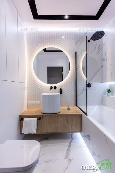 تزئین دکوراسیون داخلی حمام های کوچک با چند ایده کاربردی و جذاب