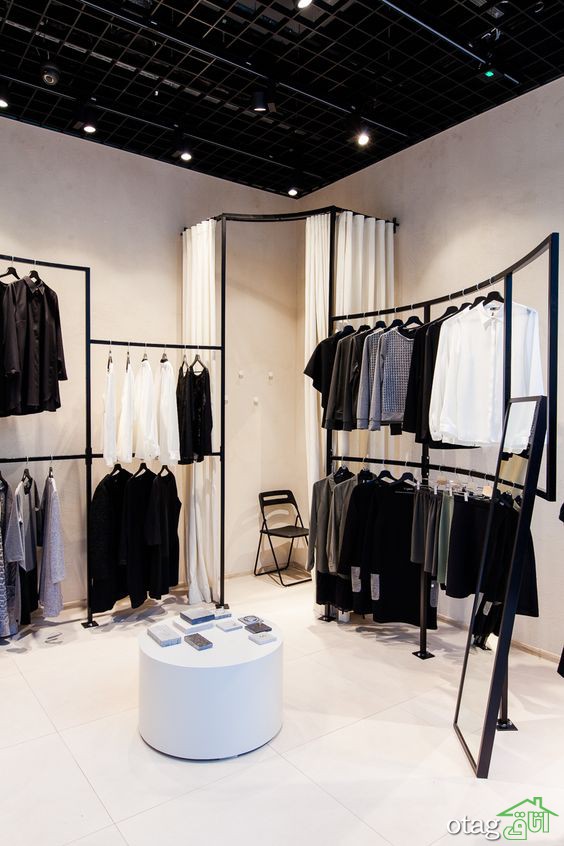 ایده های جذاب برای طراحی داخلی فروشگاه لباس