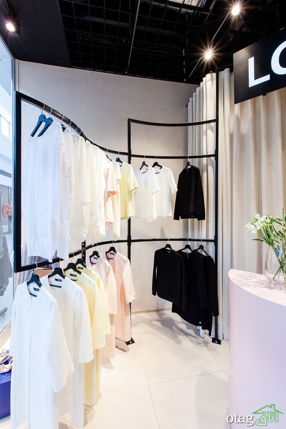 ایده های جذاب برای طراحی داخلی فروشگاه لباس