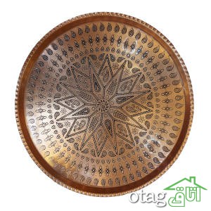 خرید 39 مدل سینی مسی [ هنری و دست ساز ] شیک و زیبا