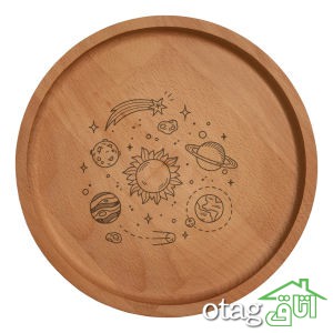 خرید 43 مدل بشقاب چوبی بسیار شیک و زیبا + قیمت عالی