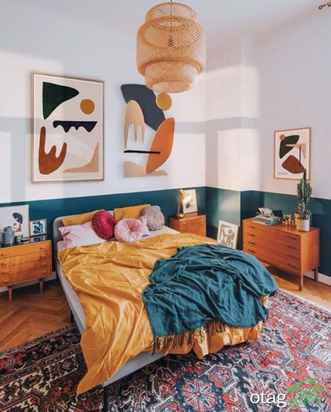 رنگ های اتاق خواب برای روح بخشیدن به دکوراسیون