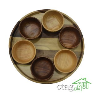 خرید 43 مدل بشقاب چوبی بسیار شیک و زیبا + قیمت عالی