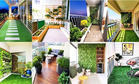 طراحی تراس و فضای سبز بالکن کوچک و بزرگ