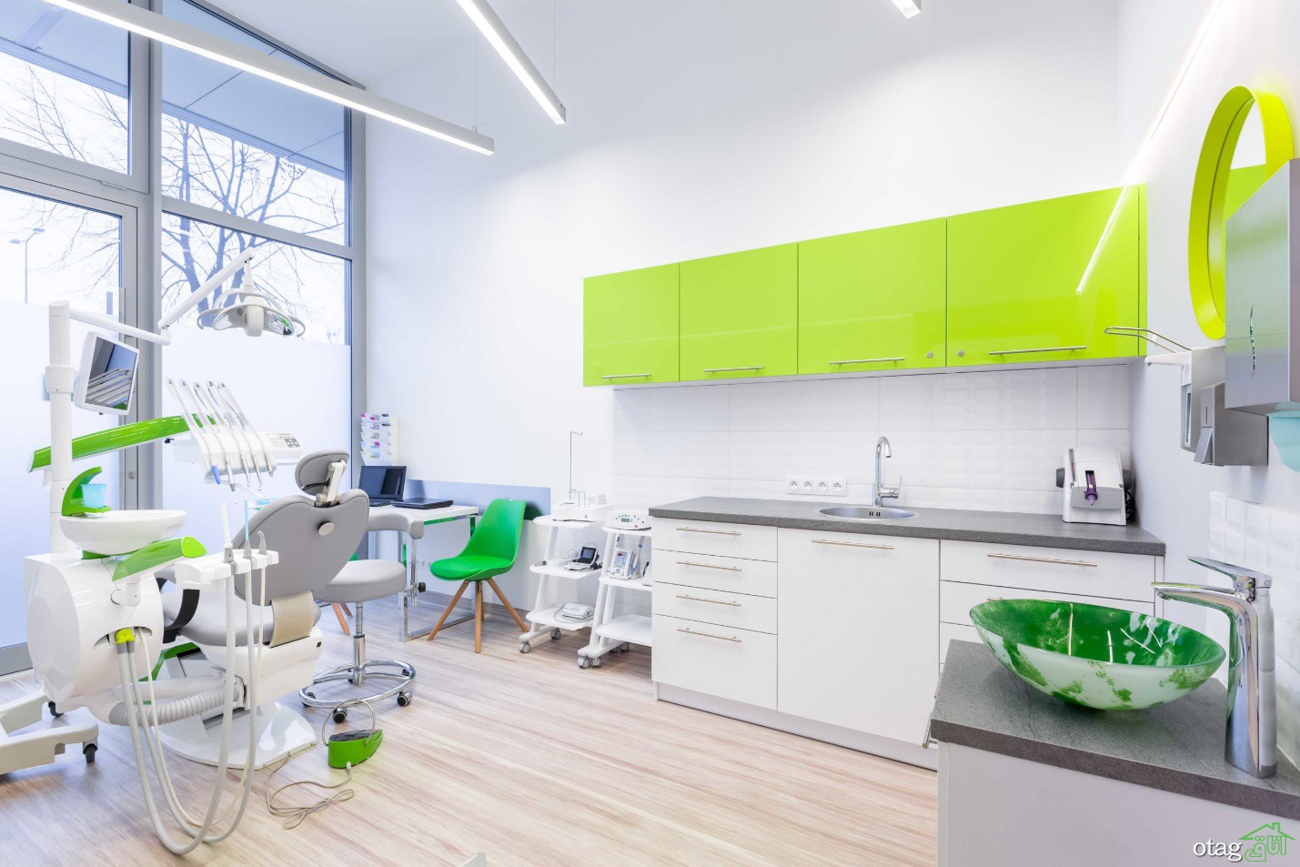 طراحی داخلی و دیزاین مطب دندانپزشکی