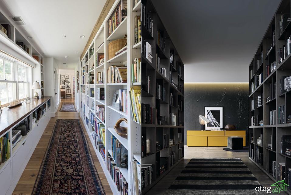 ایده انتخاب کتابخانه بر اساس فضای دکوراسیون خانه